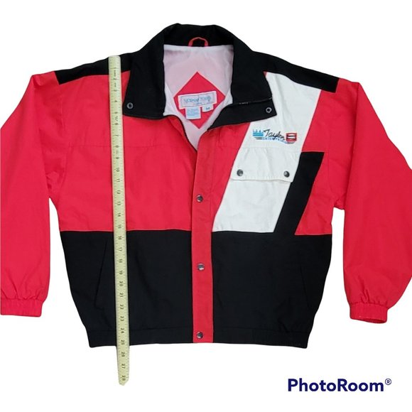 NASCAR Vintage Norman Todd Retro Racing Jacket Red White Black - Rare Find - Picture 9 of 9